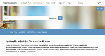 jyvaskyla.finna.fi kuvakaappaus